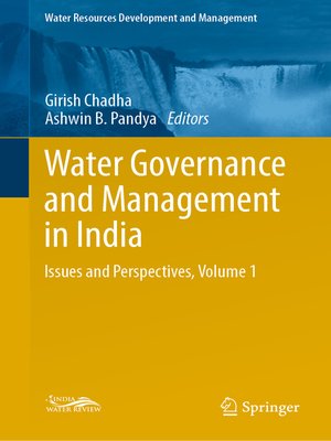 cover image of Water Governance and Management in India
